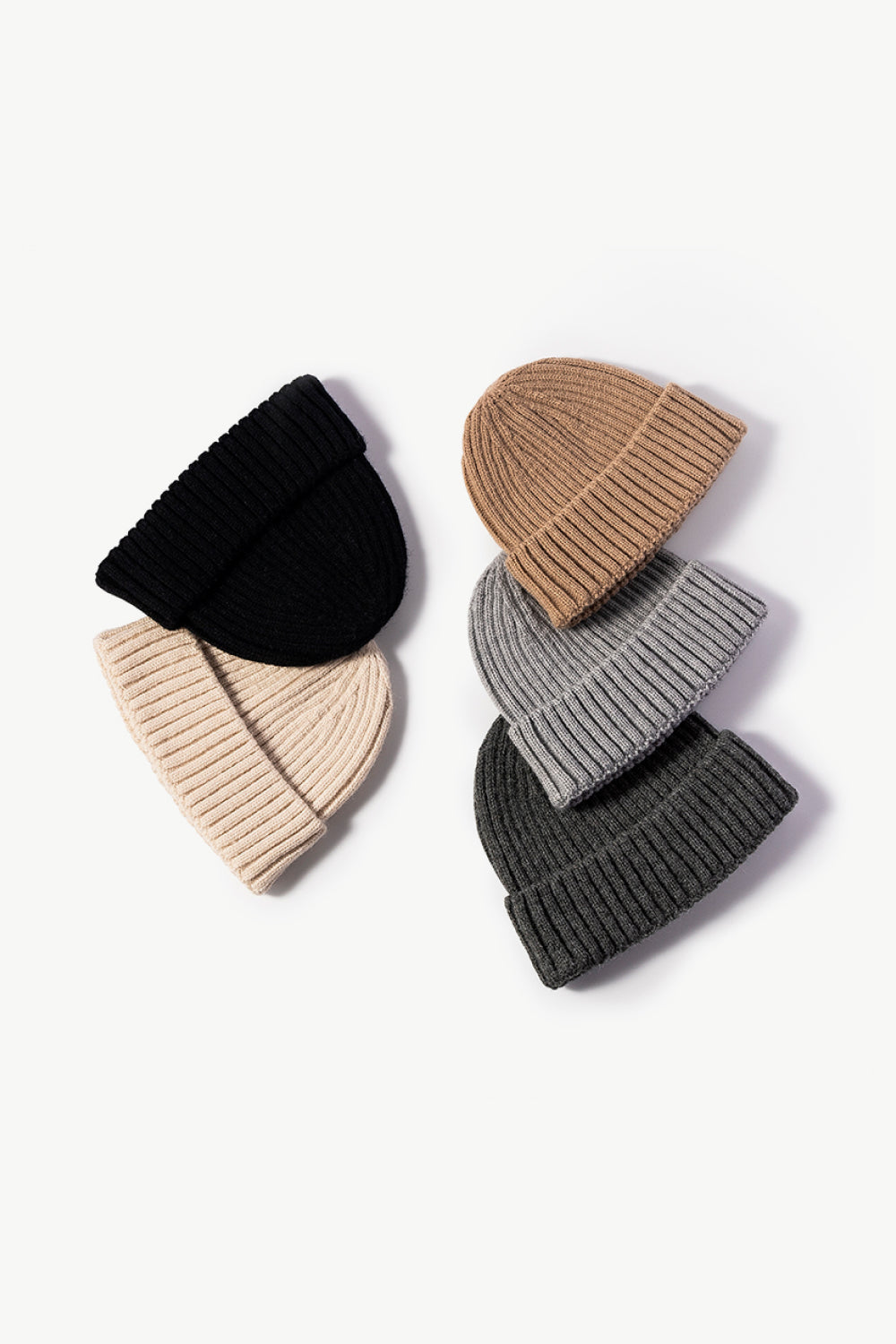 Rib-Knit Cuff Beanie 