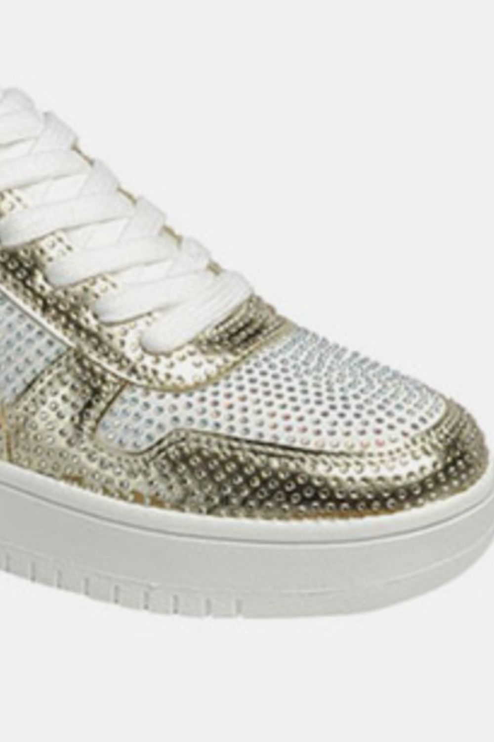 Forever Link Rhinestone Platform Flat Sneakers 