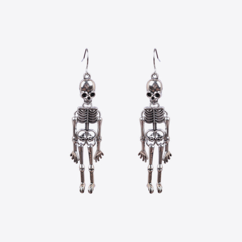 Skeleton Alloy Earrings 