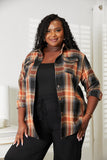 Mandy Plaid Dropped Shoulder Shirt 