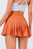 High Waist Pleated Active Skirt 