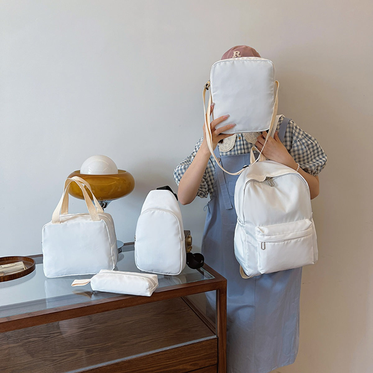 Cloth 5 Piece Bag Set 