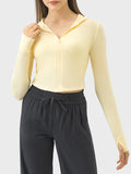 Millennia Zip Up Hooded Long Sleeve Active Outerwear 