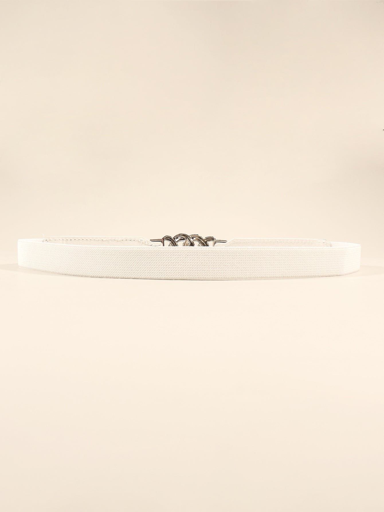 Zinc Alloy Buckle Elastic PU Belt 