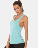 Full Size Scoop Neck Wide Strap Active Tank 