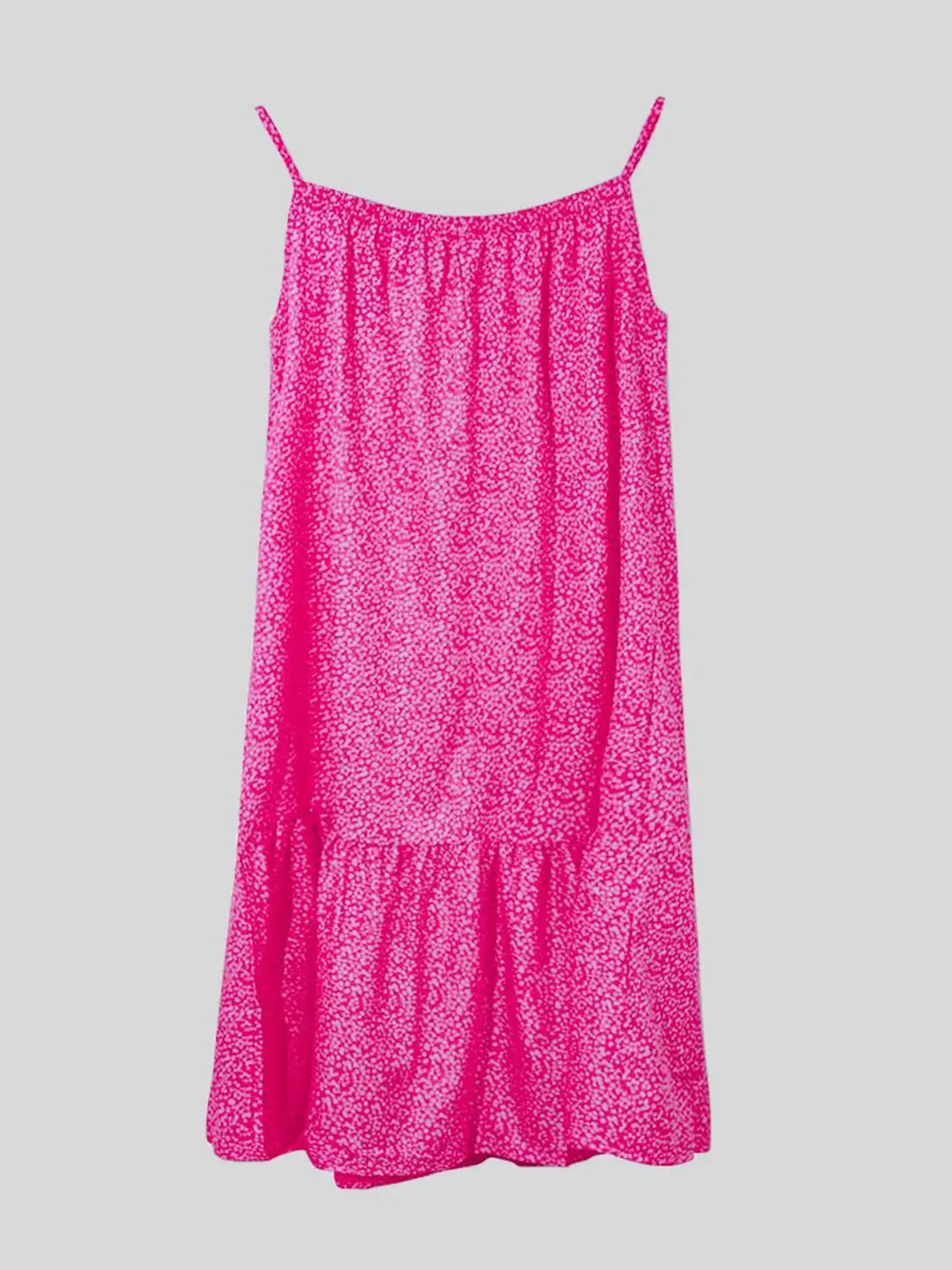 Full Size Printed Sleeveless Mini Cami Dress 