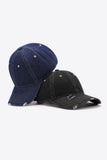 Distressed Adjustable Baseball Cap 