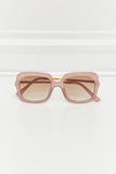 Square Metal-Plastic Hybrid Temple Sunglasses Accessories