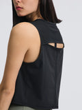 Millennia Round Neck Cropped Active Tank 