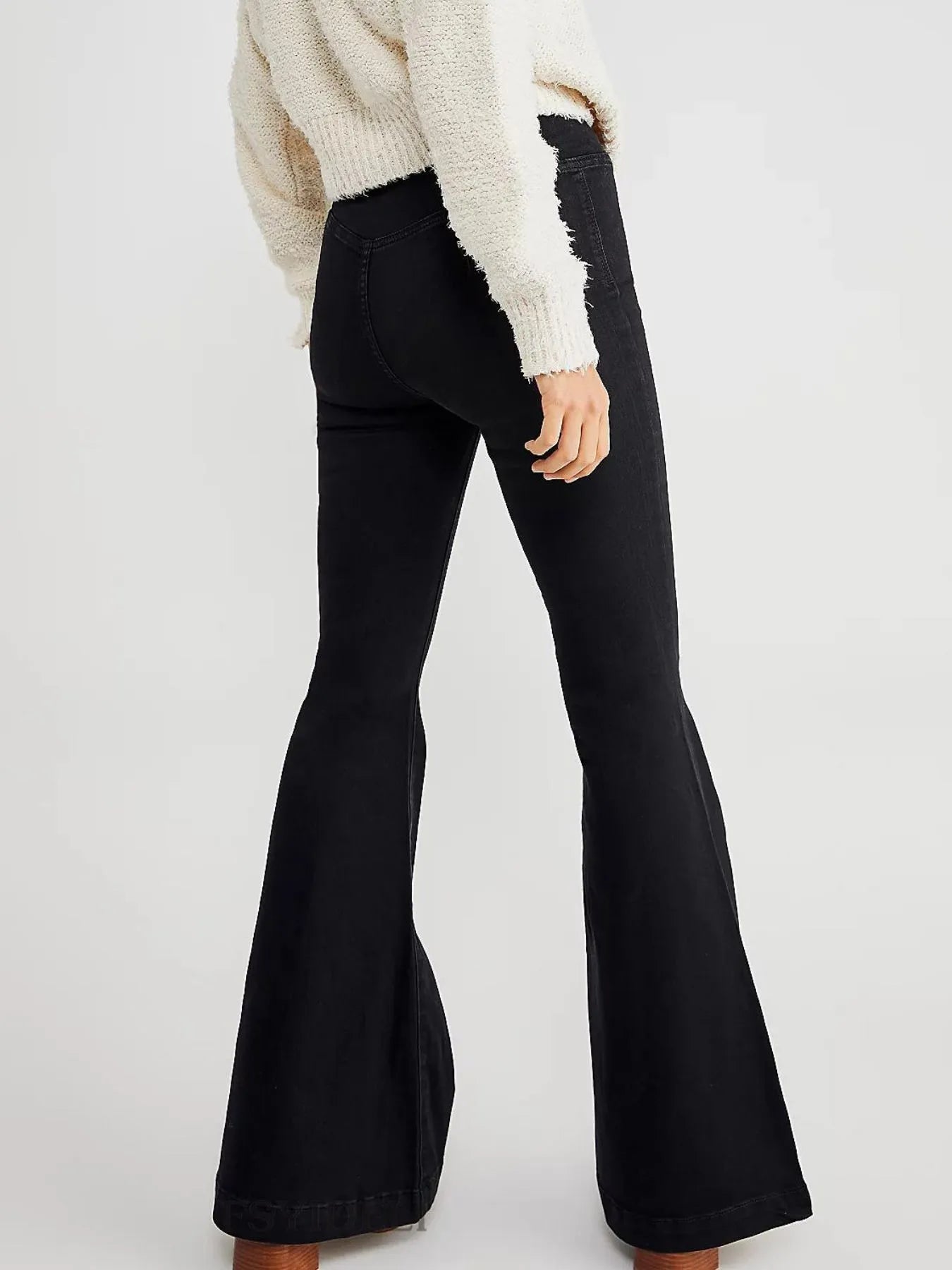 High Waist Flare Jeans 