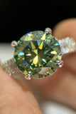 5 Carat Moissanite 925 Sterling Silver Ring 