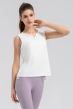 Notched Wide Strap Active Tank 