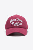 Embroidered Graphic Adjustable Baseball Cap 