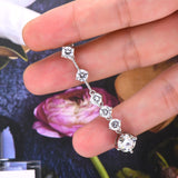 4 Carat Moissanite 925 Sterling Silver Earrings 