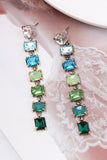 Geometrical Shape Resin Dangle Earrings 