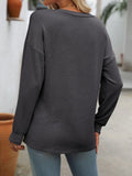 Mandy V-Neck Long Sleeve T-Shirt 