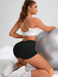 Elastic Waist Active Shorts 