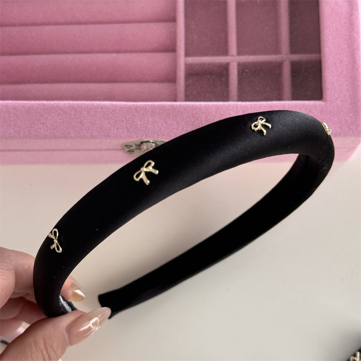 Alloy Bow Trim Headband 