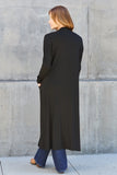 Basic Bae Full Size Open Front Long Sleeve Cover Up 