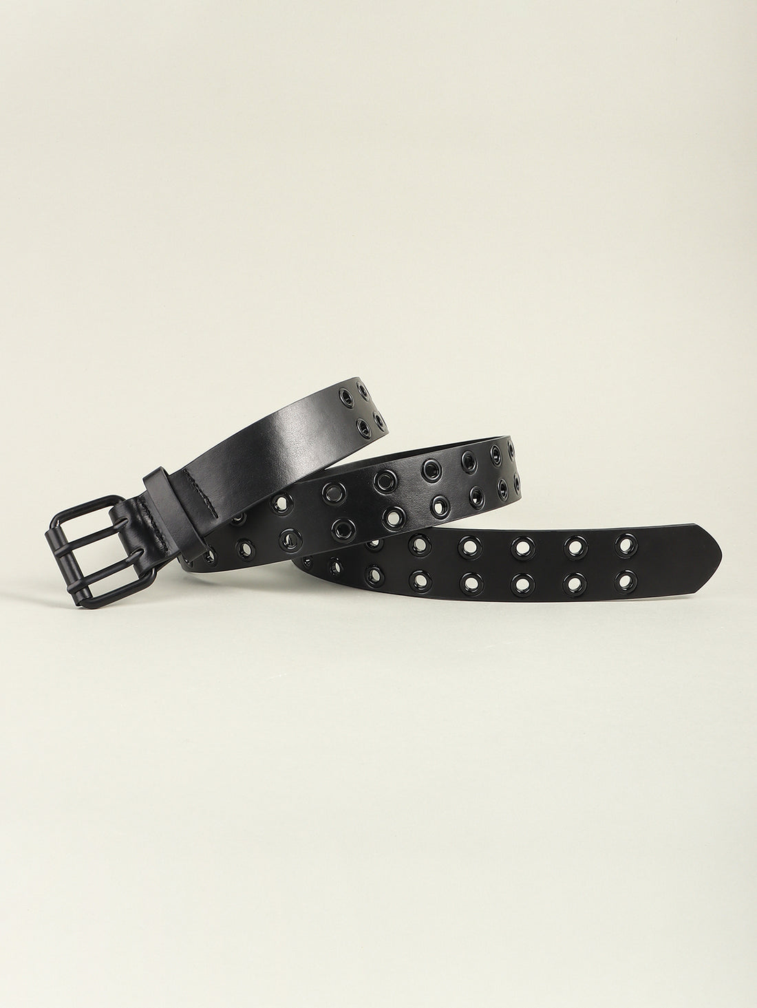 Grommet PU Leather Belt 
