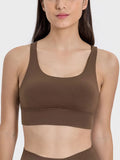 Millennia Crisscross Scoop Neck Active Tank 