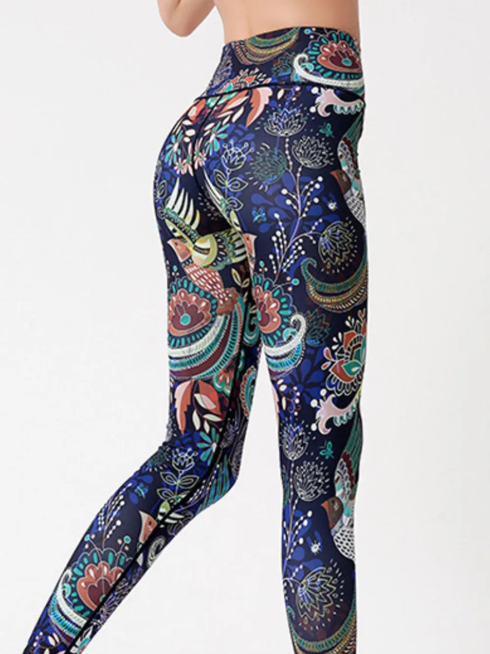 Printed High Waist Active Leggings 