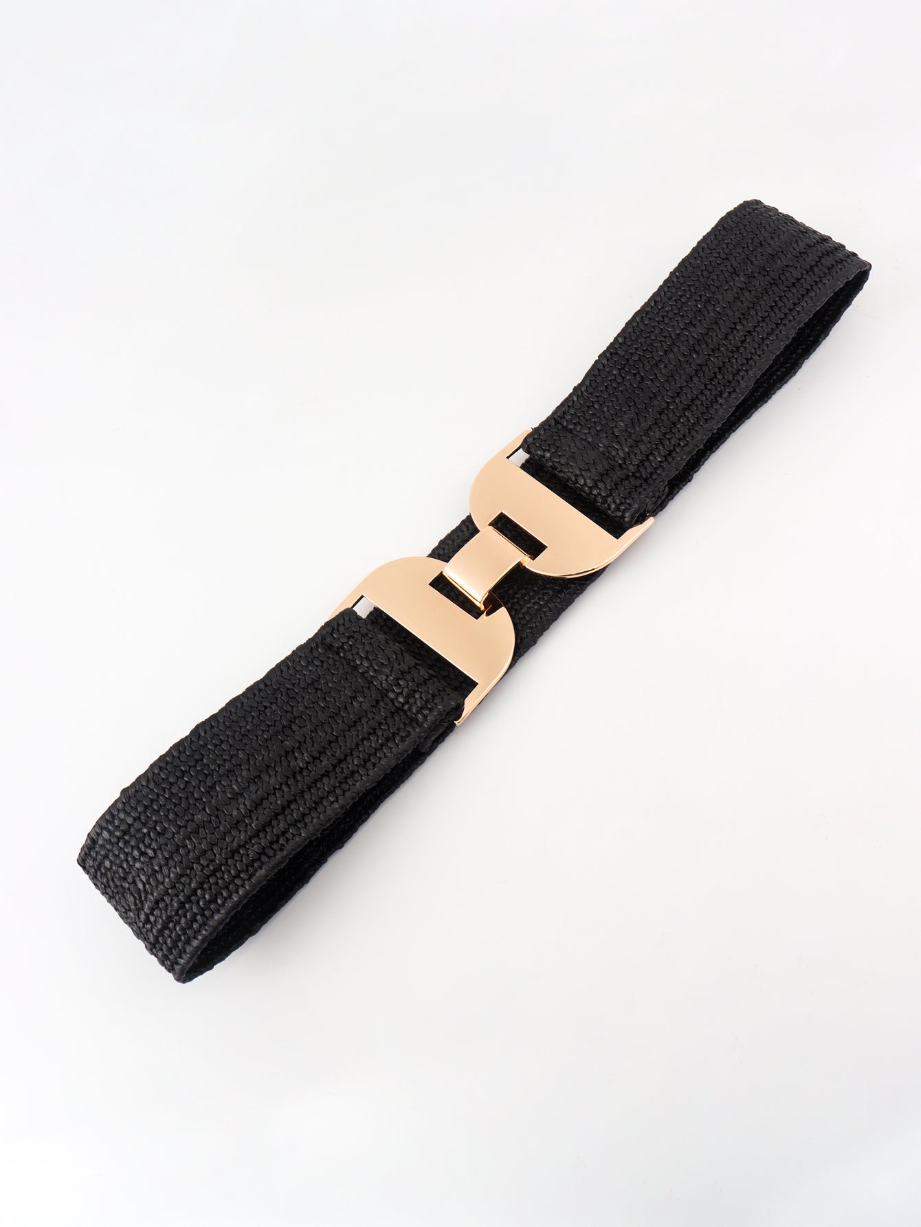 Alloy Buckle Elastic Belt 