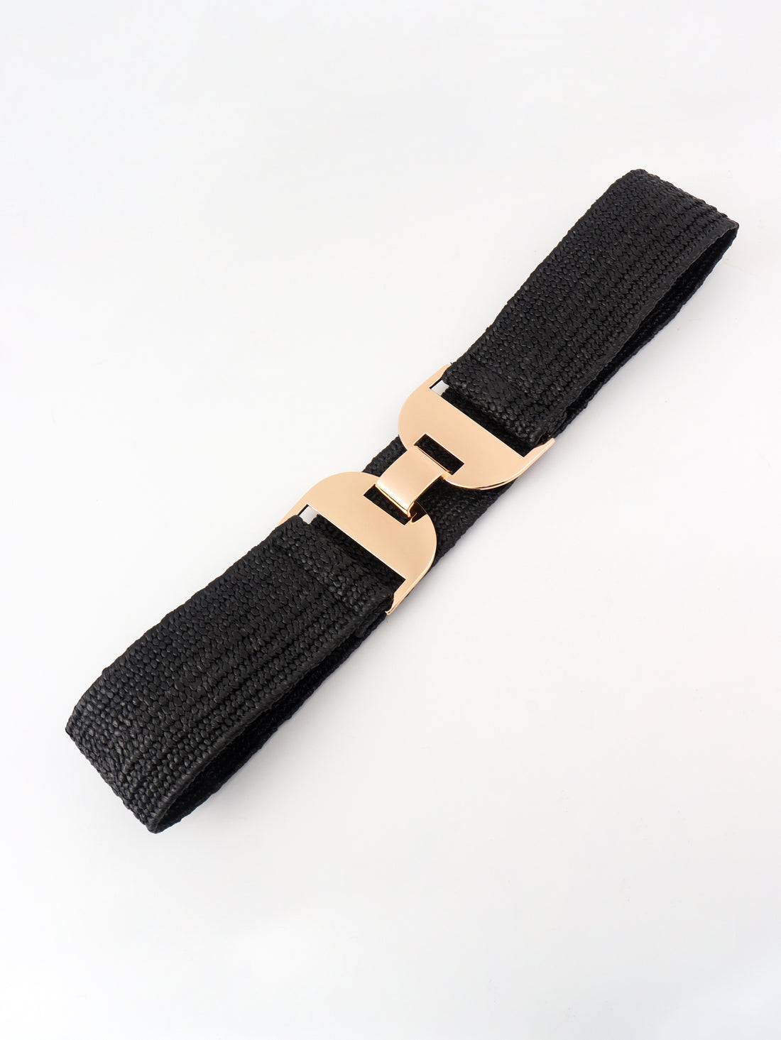Alloy Buckle Elastic Belt 