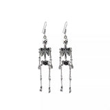 Halloween Skeleton Dangle Earrings 