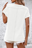 Mandy Striped Round Neck Short Sleeve T-Shirt 