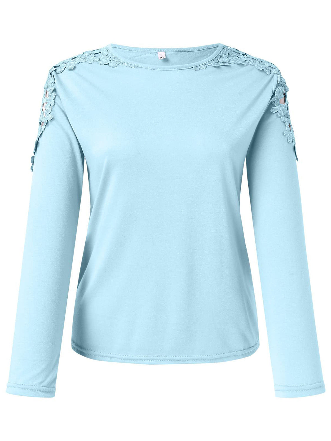 Full Size Cutout Round Neck Long Sleeve T-Shirt 
