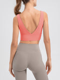 Scoop Neck Wide Strap Active Tank 