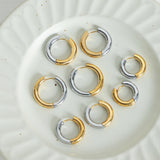 18K Gold-Plated Huggie Earrings 