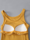 Round Neck Tank with Bra 