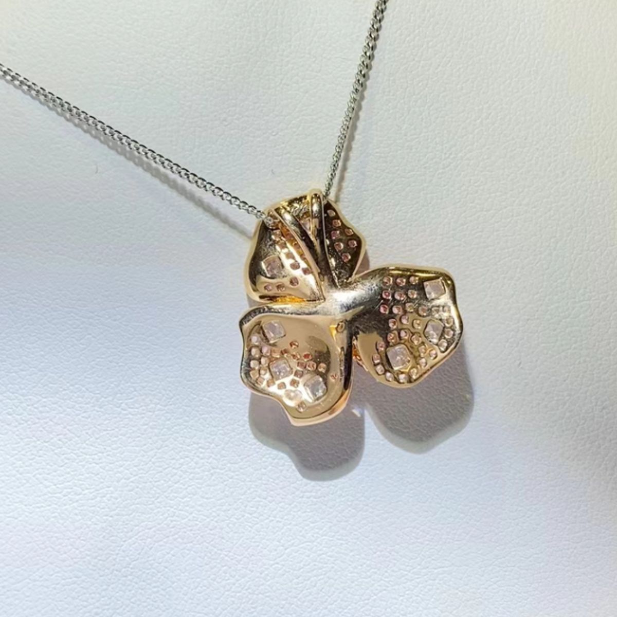 2 Carat Moissanite 925 Sterling Silver Pendant Necklace 