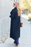 Basic Bae Full Size Open Front Long Sleeve Cover Up 
