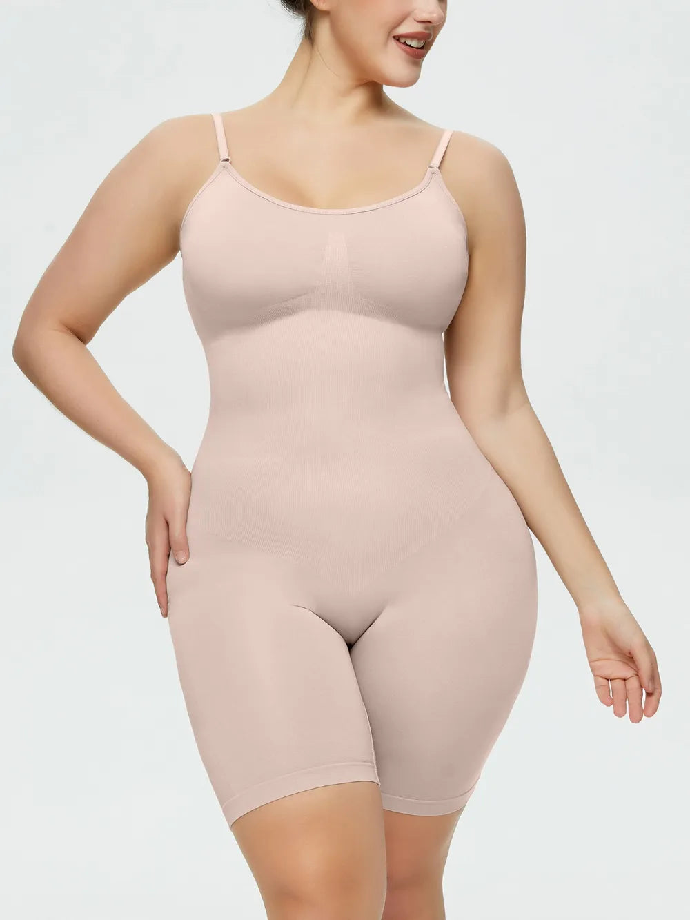 Full Size Spaghetti Strap Shaping Romper Lingerie & Nightwear