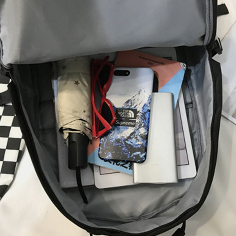 Oxford Cloth Adjustable Straps Backpack Bag 