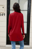 Basic Bae Full Size Open Front Long Sleeve Cardigan with Pockets 