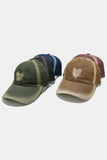 Heart Cotton Baseball Cap 