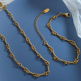 Titanium Steel Link Chain Bracelet 