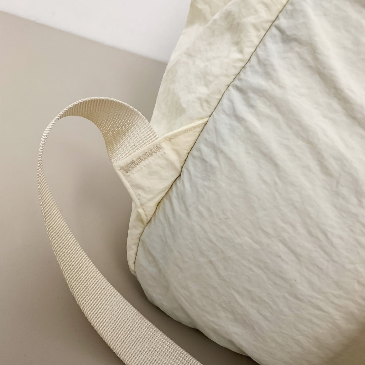 Drawstring Nylon Backpack Bag 