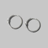 Inlaid Zircon 925 Sterling Silver Earrings 