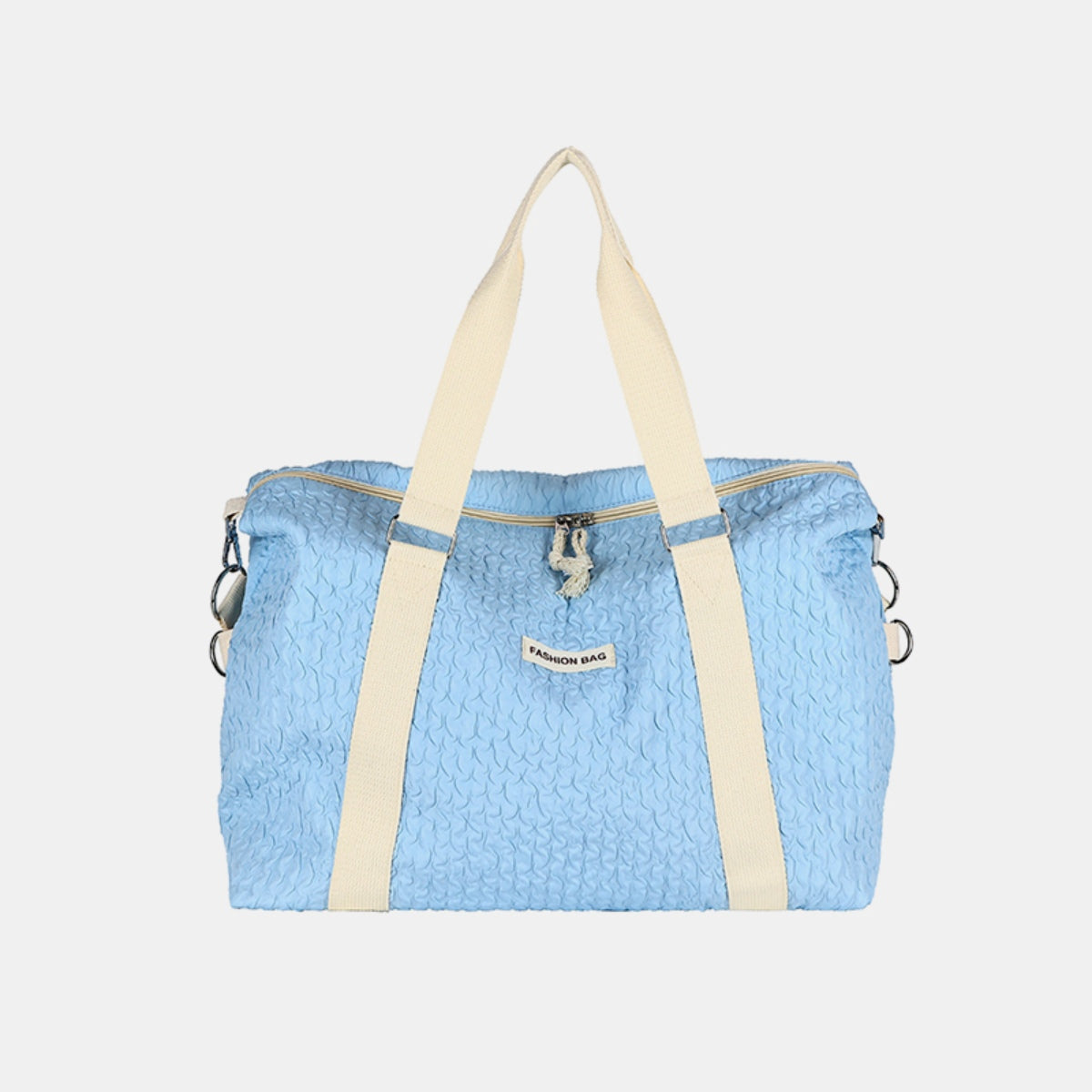 Textured Nylon Travel Bag 