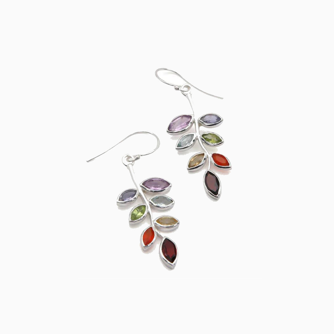 Leaf Shape Alloy Earrings 
