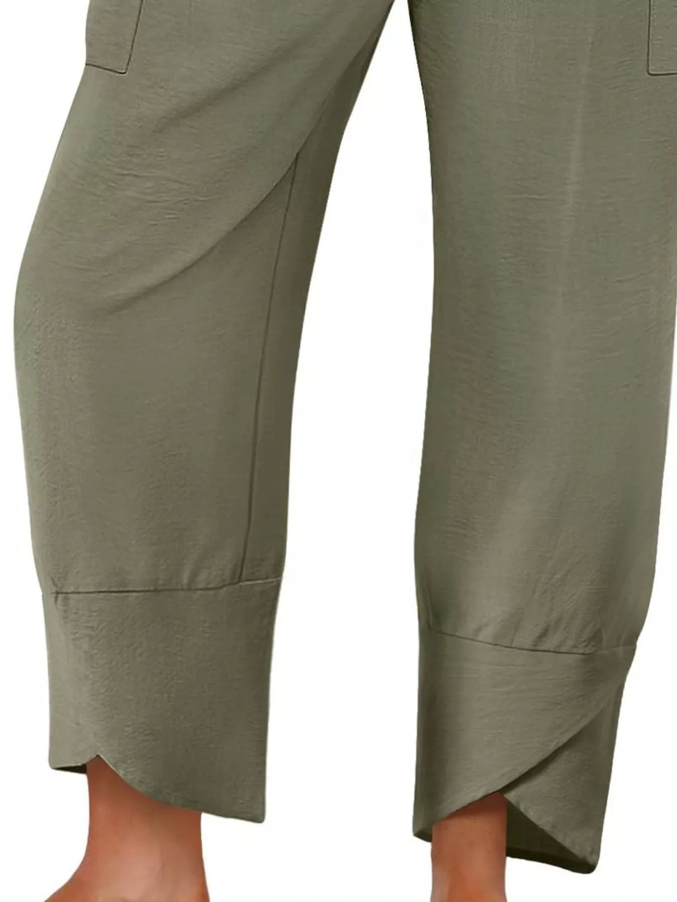 Elastic Waist Pants 