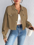 Honey Snap Down Long Sleeve Jacket 
