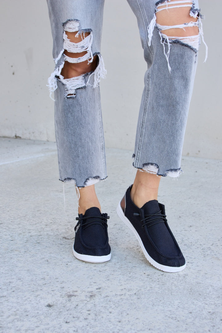 Forever Link Star Lace-Up Flat Sneakers 