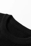 HELLO PUMPKIN Round Neck Long Sleeve Sweater 