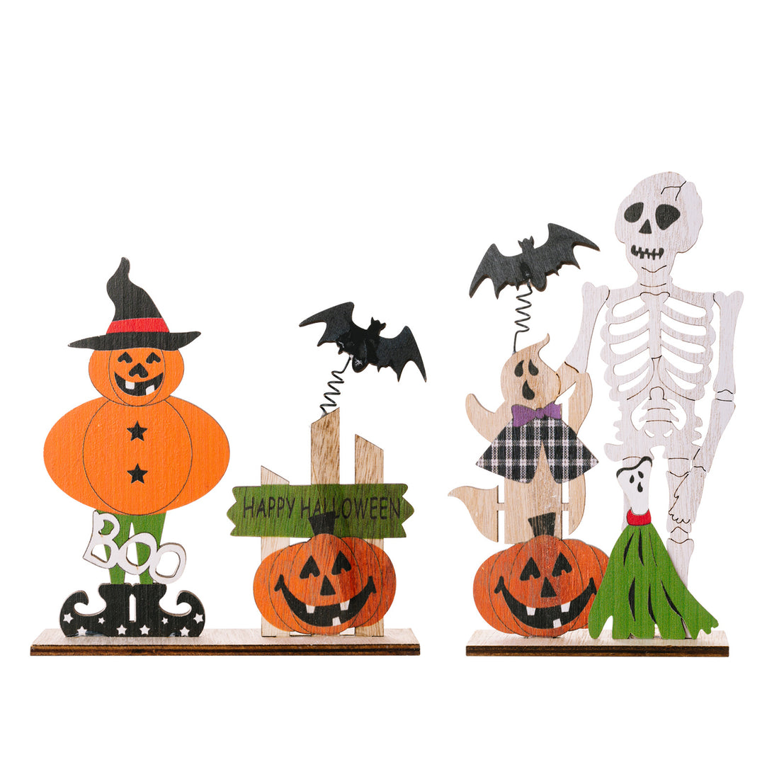 2-Piece Halloween Element Decor Ornaments 